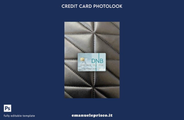 stile verificato Modello frontale photolook con carta di debito Visa Lituania DN